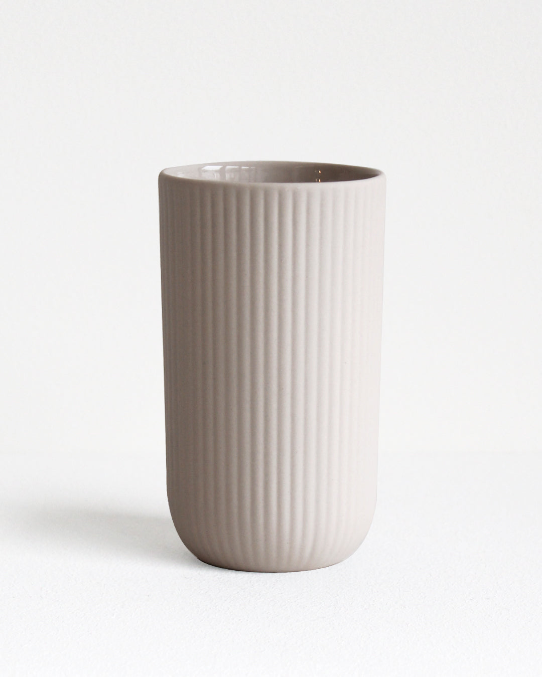 Hoge mok 220 ml | lichtgrijs