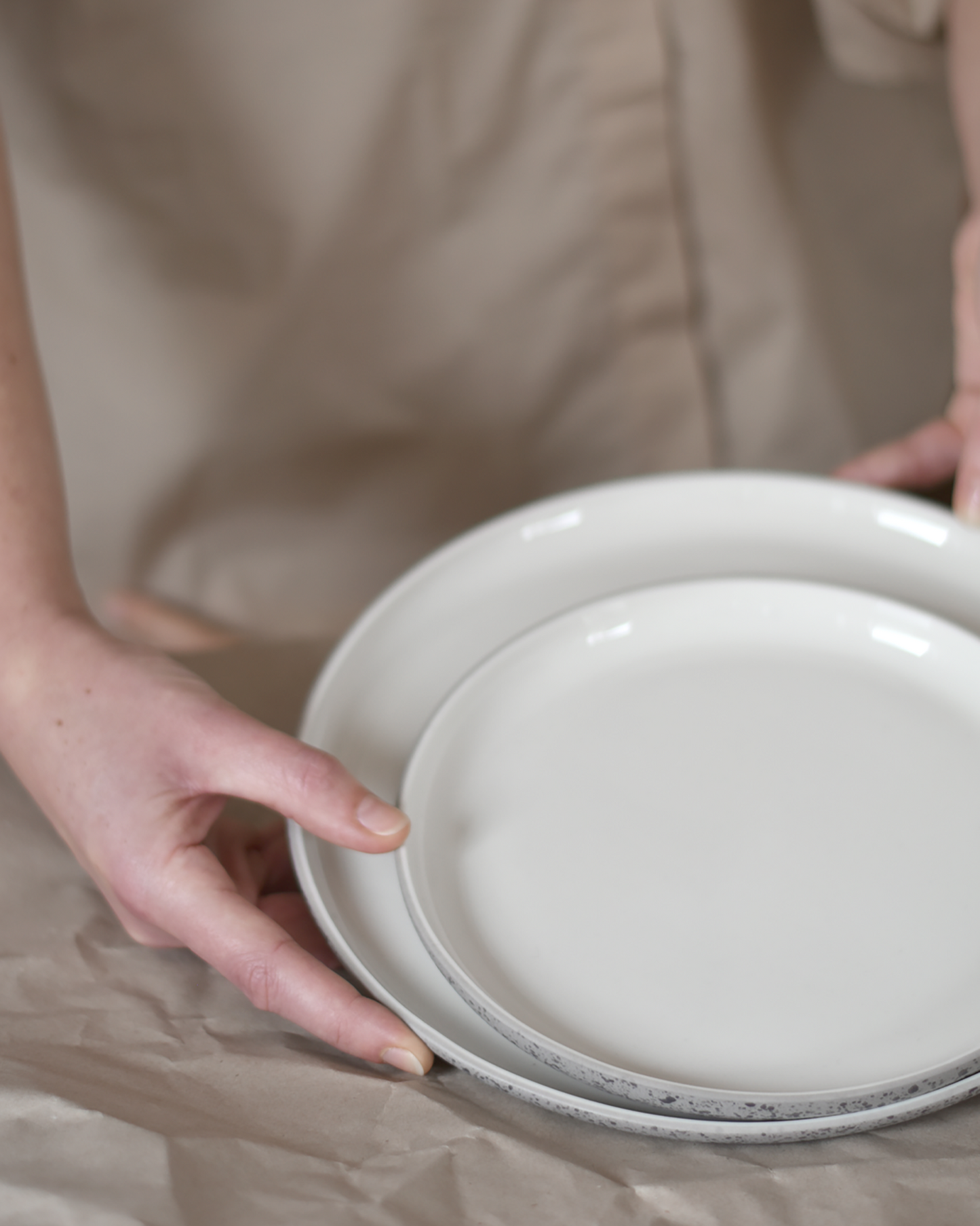 Dinner set | speckled