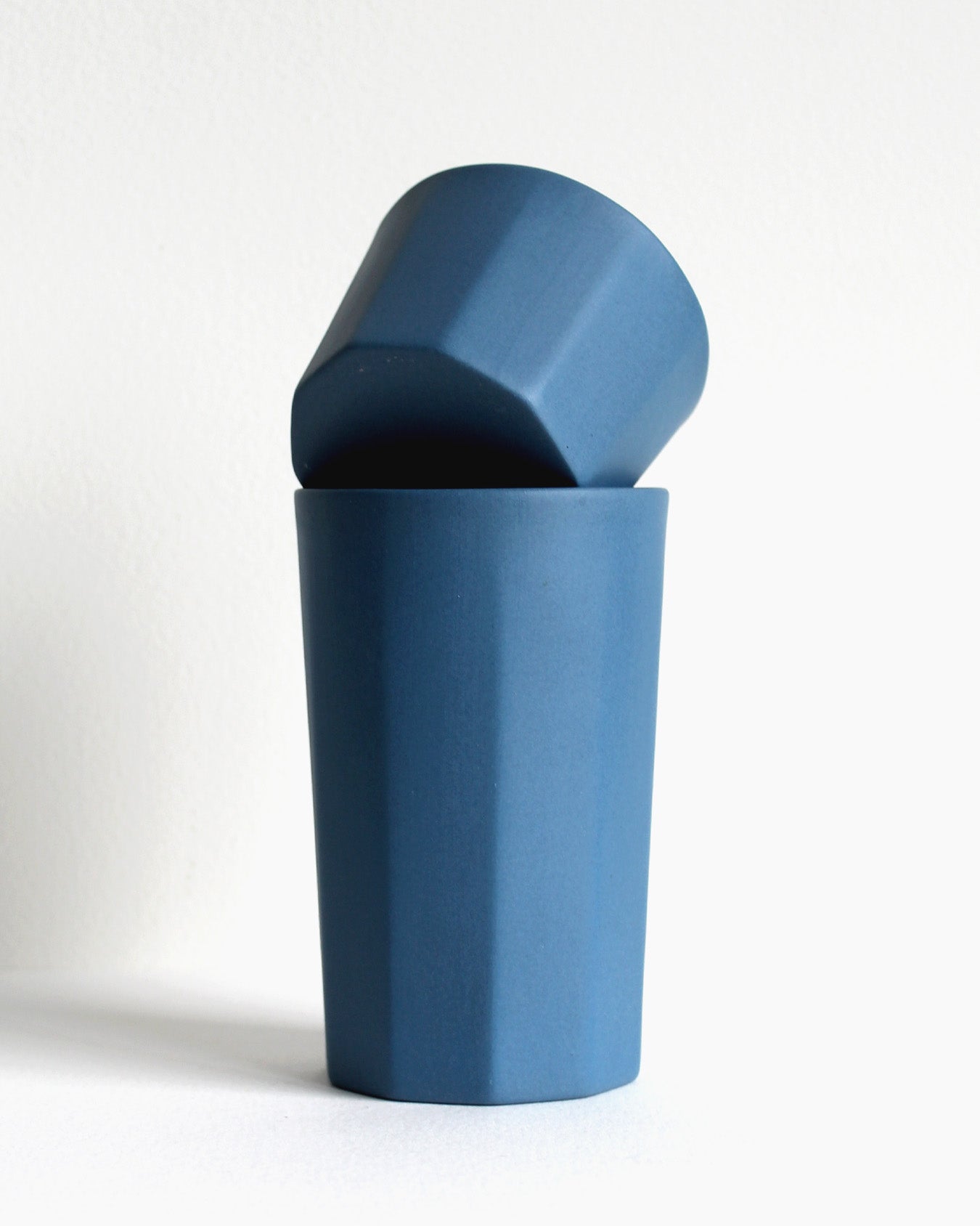 Tall mug Segmented | blue