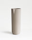 Column carafe in sand, handmade stoneware with glazed interior and unglazed exterior, Archive Studio