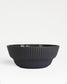 Column Collection stoneware bowl in dark grey with minimalist design