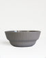 Column Collection stoneware bowl in light grey with minimalist design