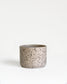Forme Collection cappuccino mug in sand and speckled stoneware, glazed inside and unglazed outside, handmade, minimalist design