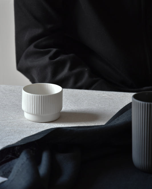 Cappuccino mug Column | white