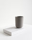 Handmade coffee mug Column collection in light grey