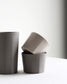 Sand stoneware cappuccino mug Segmented collection in a neutral setting